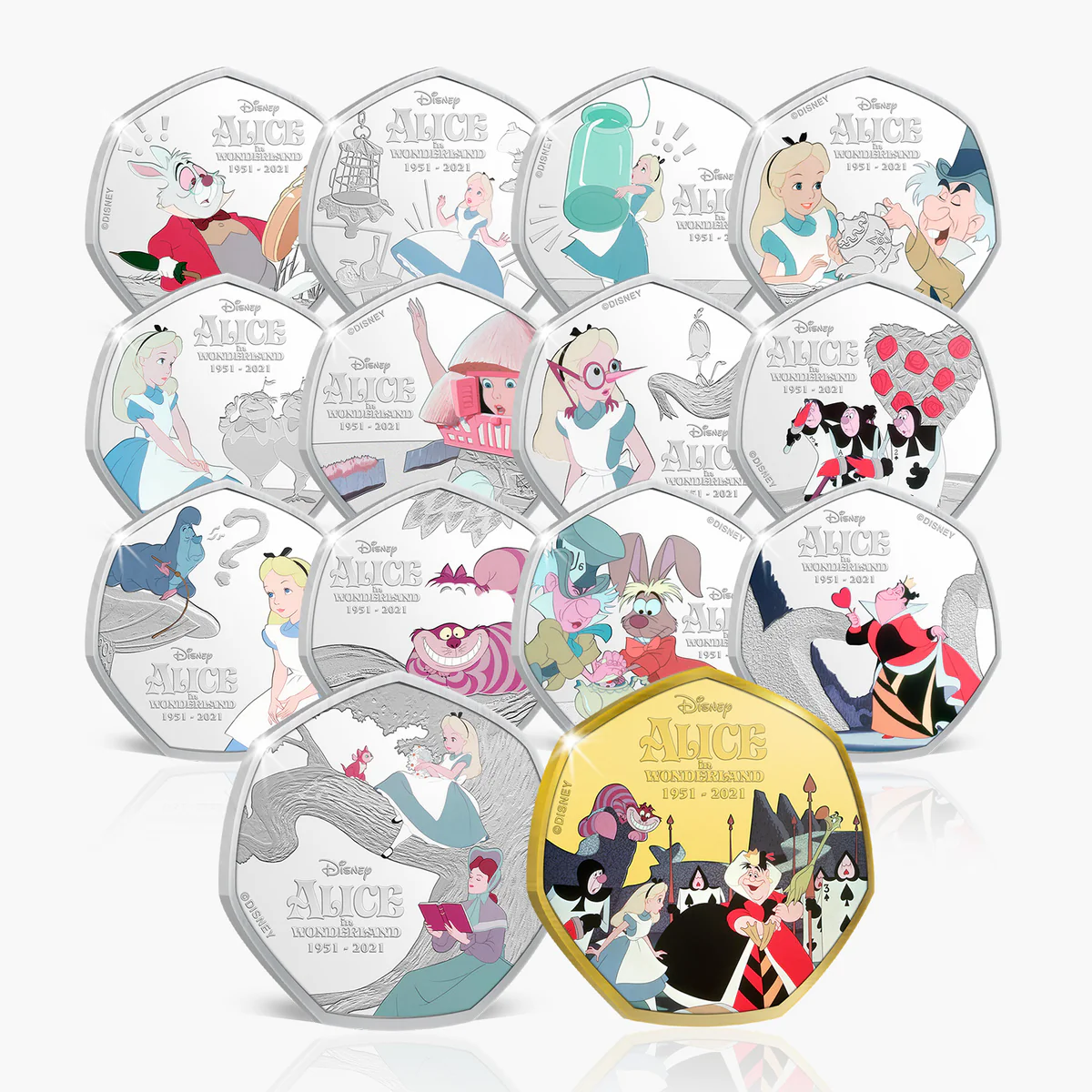 70e verjaardag Alice in wonderland collectie